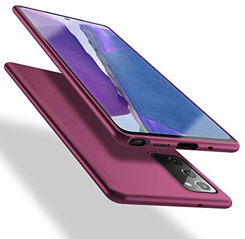 X-level für Samsung Galaxy Note 20 Hülle, [Guardian Serie] Soft Flex TPU Case Ultradünn Handyhülle Silikon Bumper Cover Schutz Tasche Schale Schutzhülle für Samsung Galaxy Note 20 5G - Weinrot