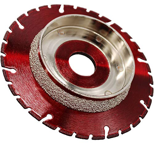 LXDIAMOND Diamant-Trennscheibe Anfasscheibe 125mm x 22,23mm Premium Diamantscheibe zum Trennen und Anfasen geeignet für HT KG Rohre GFK CFK Kunststoffe passend für Winkelschleifer 125 mm