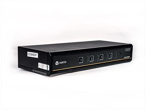Vertiv Cybex SC985 Secure KVM | Dual Head | 4 Port Universal und DPP | NIAP Version 4.0 Zertifiziert (SC985DPH-400)