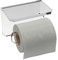 Agplex - Porta Carta Igienica da Parete - Porta Carta Igienica Adesivo con Porta Cellulare - Porta Carta IgIenica bagno in vetro acrilico trasparente (Inserimento rotolo da Sinistra verso Destra)