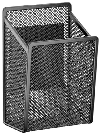 UCYCAZ Magnetic Pen Holder,Single Magnetic Pencil Locker Holder Organizer | Strong Magnets Mesh Marker Holder,Locker Accessories,Writing Utensil Storage Organizer,Pen Basket for Whiteboard,Refrigerator