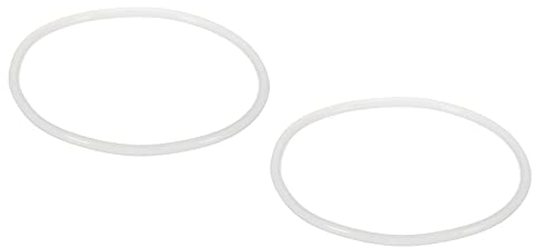 sourcing map Joints toriques Apte 10 Pouces Filtre à eau Boîtier 87 x 4mm Silicone Remplacement Joints toriques Blanc Paquet de 2