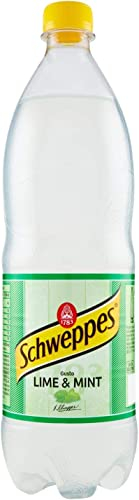 Schweppes Lime & Mint Bebidas carbonatadas con zumo de lima PET 1 Lt