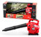 MISETA Kids Outdoor Toys Leaf Blower Toy Electric Battery Powered Gardening Lawn Gift Toy 16.93x4.33x7.09in