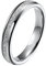 ANAZOZ Wolfram Ringe Damen, Damenring Personalisiert Eheringe größe 62 Bandring Briet 4mm mit Metallfolie