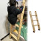 Hochbettleiter Doppelstockbettleiter mit Rutschfestem Fuß und Griff, Sicherheit Holz Ersatz Leiter für Wohnheim Camper Dachboden Treppen Wohnmobil, Unterstützung 330lbs (Size : 3 Step 100cm/39)