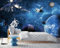 songqians Papier Peint Panoramique Espace Univers Papier Peint 3D Tapisserie Murale Décoration Chambre Salon -314134 150x105cm
