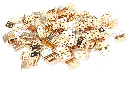 Mini Hinge Trans Small Hinge Model Hinge Yellow Accessory Clear Box Folding Flat Hinge Miniature Hinge Fabric Stud Gem Setters