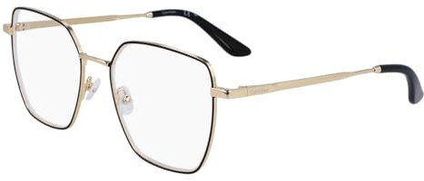 Calvin Klein Unisex CK24105 Sunglasses, 711 Gold/Black, 53