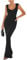 REORIA Women Summer Casual Lounge Long Dress Elegant Wedding Guest Cap Sleeve Sexy Square V Neck Ribbed Bodycon Maxi Dresses Black Small