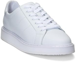 Lauren Ralph Lauren Damen Angeline Sneaker, Rl White/Rl White, 40.5 EU