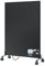 BR Bringer Infrarotheizung Standgerät - 450 Watt - Energiesparend - Mobile Elektroheizung mit Standfüßen auf Rollen - 5 Jahre Garantie, TÜV - Deutsche Qualitätsmarke (schwarz)
