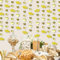 QeeFop Papier Girlande Deko, 52Ft Gold Herz Girlande Hochzeit Deko Doppelseitig Metallisches Papier Hängende Girlande für Hochzeit, Geburtstag, Brautparty Deko (Gold)