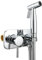 Tecmolog Set Ducha Bidet Empotrar Acero Inoxidable Grifo de Bidet Agua Fría y Caliente para Inodoro, Cromo, WS024DF1