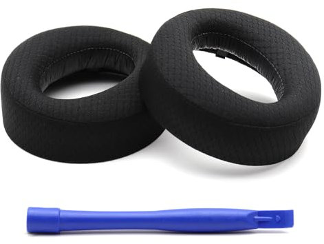 Cuscinetti auricolari di ricambio compatibili con cuffie da gioco wireless Sony PS5 Pulse 3D - Schiuma traspirante per PlayStation 5 PS5 Pulse modello 3D - Isolamento acustico e audio di gioco