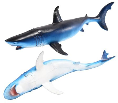 HONMEET Spielzeug -Modell Aus Wildtiermodell Lernspielzeug Für Junge Mädchen Tiermodell-Spielzeug Simulation Figur Blau