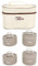 Joyzan Stainless Insulated Food Container, Portable Lunch Containers With Thermal Bag Vacuum Jar Keep Bento Hot Boxes Leak Proof Wide Mouth Design for Cool Warm School Work Adults (4 Box)