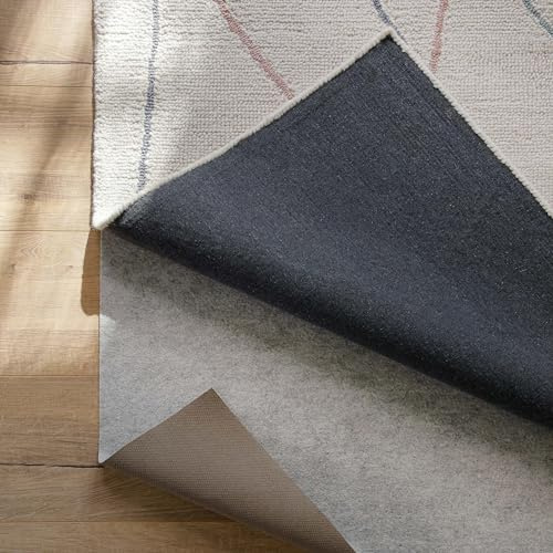 Wecon Home RugPad Premium, 200 x 300 cm, hellgrau | rutschfeste, waschbare Unterlage nicht nur für Teppiche