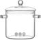 Ollas de vidrio para cocinar en la estufa, la olla de vidrio, las ollas de vidrio para cocinar, olla de vidrio con tapa, olla de cocción de vidrio, olla de cocción a fuego lento, utensilios de cocció