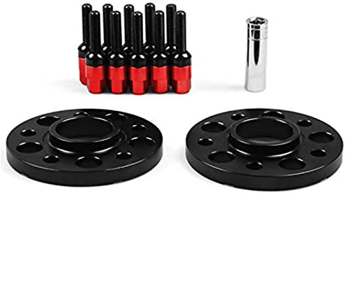 dzstnbhd Spurplatten DistanzscheibenWindows 15 Mm Autonabe Zentrische Spurverbreiterungen Für Mercedes Für Benz C-Klasse CLS-Klasse E-Klasse S-Klasse W202 W203 Auto-Distanzscheiben-Nabendichtung(Rot)