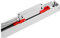 Lineare Skala mit digitaler Anzeige, KA-500 Slim Linear Encoder Linearmaßstab KA500 5U 5V TTL für Fräs- und Drehmaschinen(220mm)