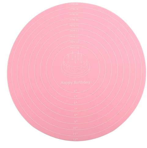 Silicone Baking Mat Heat Resistant Non Stick Pastry Mat for Rolling Dough 11.81 X 11.81 Inch