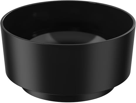 DRAIAX ElegantFeed L Bowl Hundenapf aus Keramik – Napf außen Matt innen glänzend Fressnapf für große Hunde – Futternapf in schwarz