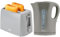 Geepas Electric Kettle & 2 Slice Bread Toaster Kitchen Combo Set | 2200W 1.7L Cordless Jug Kettle Boil Dry Protection & Auto Shut Off | 650W 6 Level with Browning Control & Crumb Tray | Grey