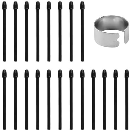 Tabanzhe 20PCS Replacement Tips for Remarkable 2 Stylus Pen,Fine Tablet Pen Nibs with Removal Tool, Durable Stylus Tips with 4096 Pressure Sensitivity and Tilt Writing Support