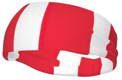 Schweißband mit Österreichischer Flagge, dehnbar, atmungsaktiv, für Damen und Herren, Stirnbänder für Biker, Yoga, Laufen, Radfahren