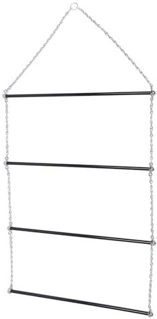 Focket Deckenhalter, Robuste Satteldecken aus Eisen mit 4 Aufhängestangen, Großer Deckenhalter für Pferdedecken für Stall, Stall und Zuhause