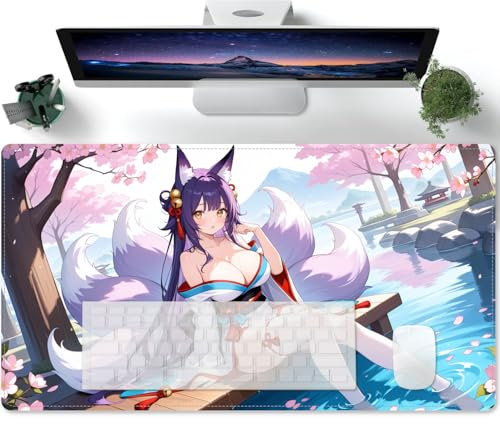 Large XXL Mouse Pad Sexy Anime Girl Funny Gaming Mat Pad Improved Precision and Speed Rubber Base for Stable Grip on Smooth Surfaces Table Pad 600x300mm