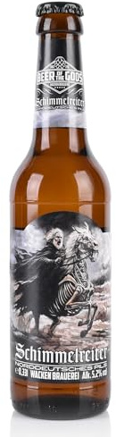 WACKEN BRAUEREI Pils - SCHIMMELREITER - Craft Beer Box, 20 x 0,33 l Flasche | Beer of The Gods Viking Craft Beer, Dosenbier, Party, Festival, Heavy Metal, Wikinger