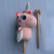 FUNLIO Steckenpferd & Stockpferd für Kinder ab 3 Jahren, Interaktives Steckenpferd mit Sound (Wiehern & Galopp), Weiches Plüsch-Hobby Horse mit Holzrollen, fördert Kreativität & Rollenspiele – ROSA