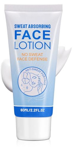 Sweat Absorbing Face Lotion, Antitranspirant Starkes Schwitzen für Fettige Haut Gesicht, Brust, Achselhöhle und Rücken, Soumme Antitranspirant-Lotion zur Schweißblockierung im Gesicht