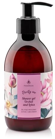 PHARMEDIS Duschgel Lotus Orchidee, sinnliche Pflege für den Körper, reinigt sanft, spendet Feuchtigkeit und erfrischt, für alle Hauttypen