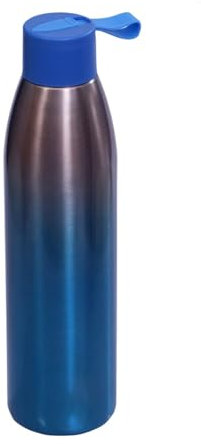 FotoStation 550 ml Stainless Steel Water Bottle | Vacuum Insulated Double Wall Drink Bottles | Leak-Proof BPA Free Easy to Clean | Hot & Cold Metal Drink Bottle | School Fridge Travel Work Bottle