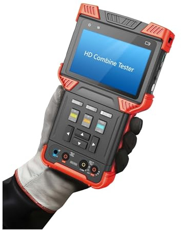 CCTV-kameratestare, T73 CCTV Tester 4''TFT Bildschirm Unterstützung H.265/H.264 IP Kamera Koaxial AHD CVI TVI Video Überwachung Tester Genaue Messung