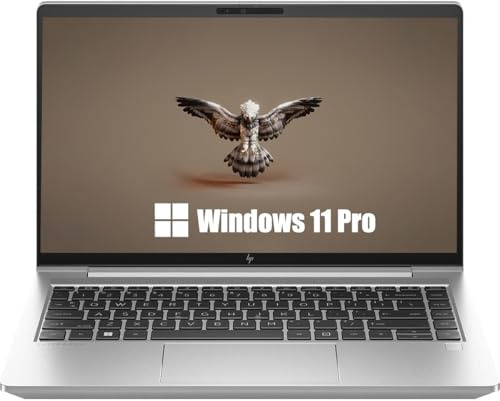 HP EliteBook 645 G10 Portátiles para Uso Profesional, 14 FHD (1920x1080), AMD Ryzen 5 7530U, 16 GB de RAM, SSD de 256 GB, Windows 11 Pro, Teclado QWERTY US (Reacondicionado)