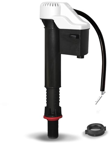 Korky QuietFILL Toilet Fill Valve - Universal Fits 99% of Toilets - Easy Height Adjust for Fast Install, 528