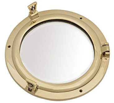 mare-me Messing Bullaugenspiegel 15cm