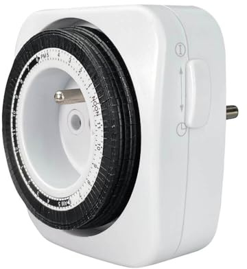 TIBELEC Programmateur Tempo pour Appareils Electriques 48 Programmes pour Aquariophilies - Blanc 562220