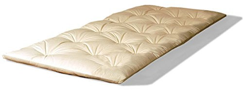 Futon Shiatsu oder Shiatzu Matratze 80x200, aus 100% Reiner Baumwolle, ca. 4-5 cm hoch, faltbares Futon, auch für Massage, Yoga oder Camping.