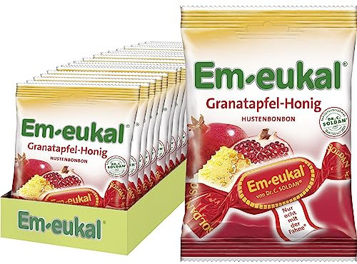 Em-eukal Bonbons Granatapfel-Honig, zuckerhaltig - (20 x 75g)