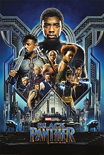 Close Up Black Panther Poster Charaktere (61cm x 91,5cm)