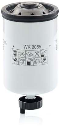 MANN-FILTER, WK 8065 Fuel Filter | For Off-Highway, Fuel System Protection, Injector Protection, Clean Fuel Supply, True OE Engineering