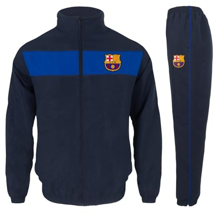 FC Barcelona - Herren Trainingsanzug - Jacke & Hose - Offizielles Merchandise - Geschenk für Fußballfans