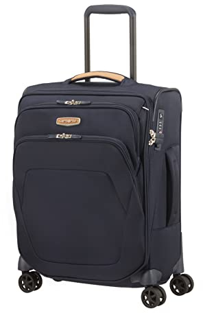 Samsonite Spark SNG ECO - Spinner S (Länge: 40 cm), Koffer, 55 cm, 43 L, Blau (Eco Blue)