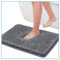 Cumay Tappetino da bagno super assorbente, tappetino doccia posteriore in gomma antiscivolo, kit di accessori per tappetino da bagno per bambini, Grigio, 60X90CM