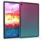 kwmobile Carcasa Compatible con Samsung Galaxy Tab S6 Lite (2024/2022/2020) - Funda para Tablet de TPU - Bicolor Rosa Fucsia/Azul/Transparente